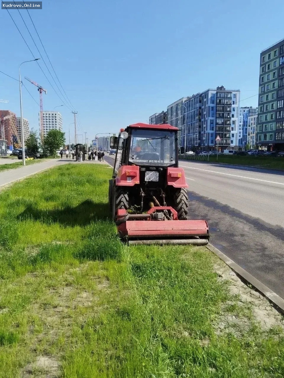 Отчёт по уборке территорий в Заневском городском поселении