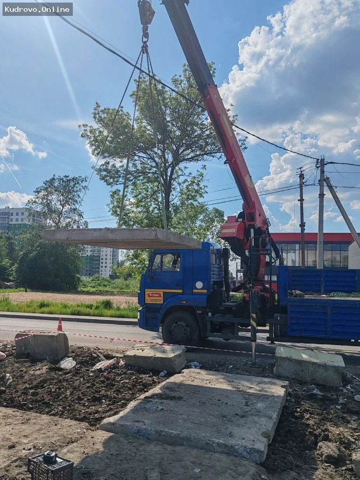 Модернизация места сбора ТКО в Янино-1