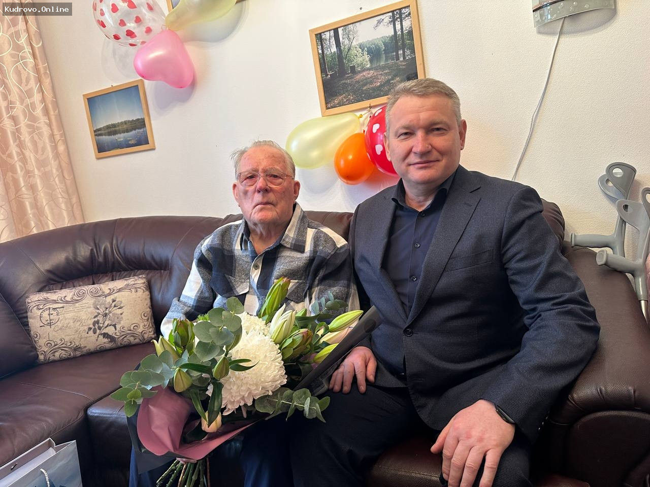 Столетие ветерана ВОВ Алексея Деткова